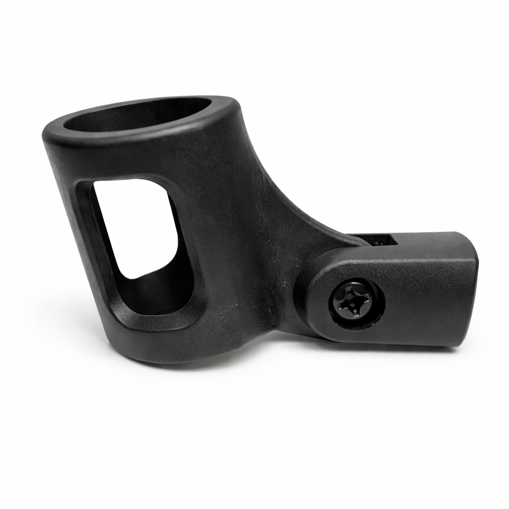 Pince micro orientable universelle pour pied de microphone