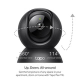 Tapo C211 - Caméra de Sécurité 2K 360° Black Edition
