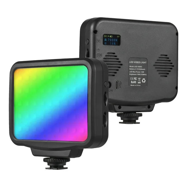 Lampe Vidéo LED RGB avec Mode HSL – Éclairage Photo & Vidéo