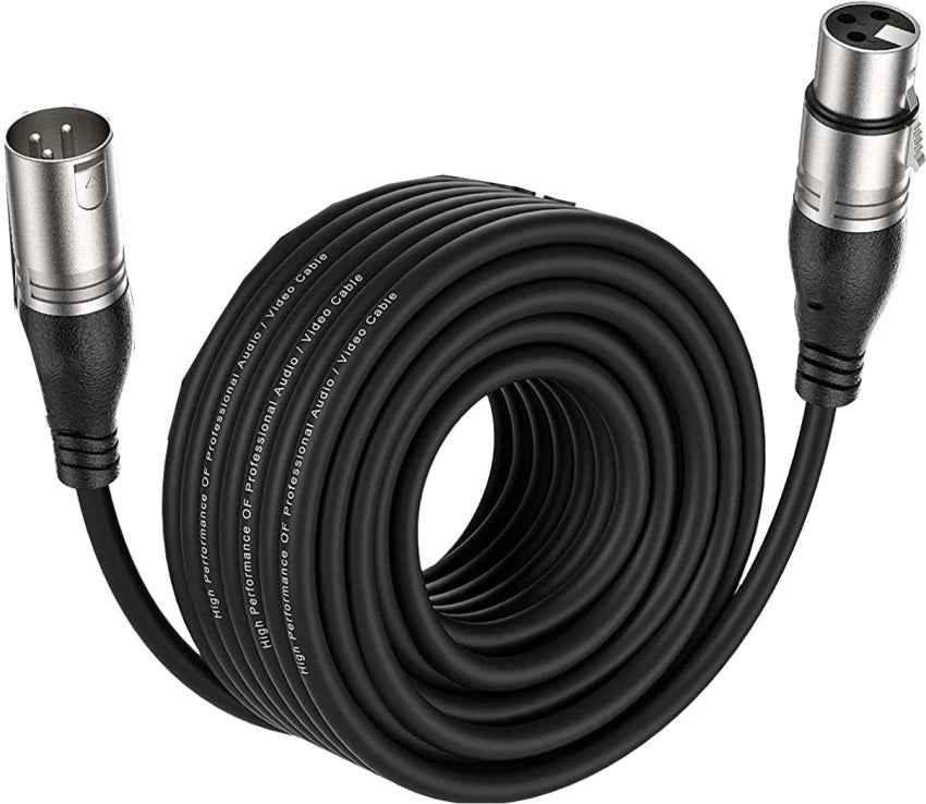 Cable XLR male female 15m