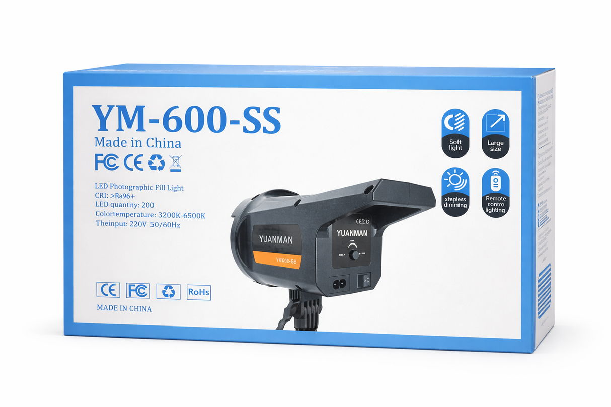 Projecteur LED COB professionnel YM-600-SS 100W bicolore