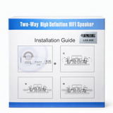 Haut-parleur plafond encastrable LGX-928 Hi-Fi 2 voies