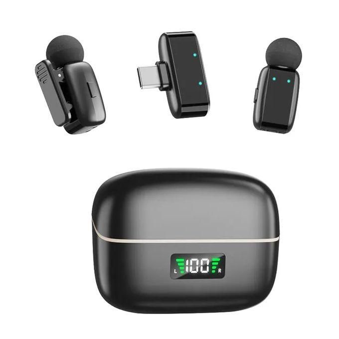 Micro Cravate Sans Fil SX35 USB-C Double Émetteur