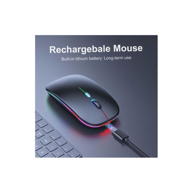 Souris Gamer Sans Fil Azami Tech 7G Rechargeable RGB Silencieuse