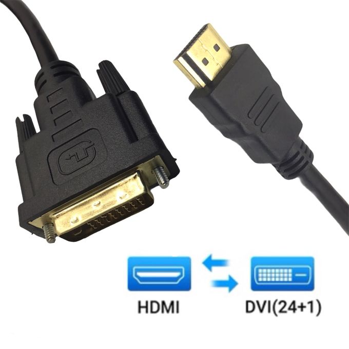 Câble Adaptateur HDMI vers DVI 24+1 1,5 m Full HD 1080p