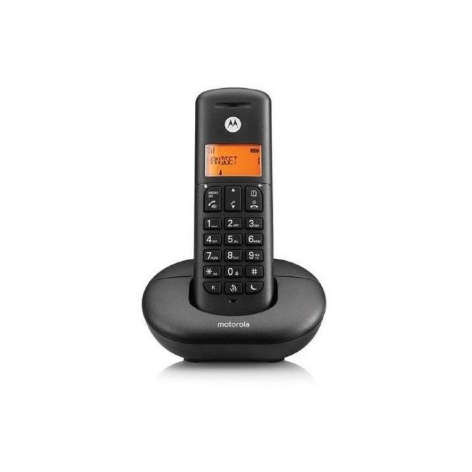 Téléphone Sans Fil Motorola E201 – Écologique, Simple et Efficace avec Mains Libres