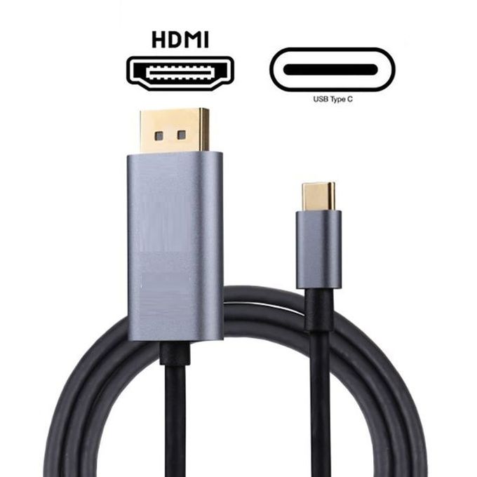 Câble Type-C vers HDMI Mâle 1.5m – Haute Qualité