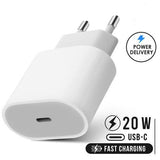 Plustar: Adaptateur d'alimentation USB-C 20 W avec câble inclus
