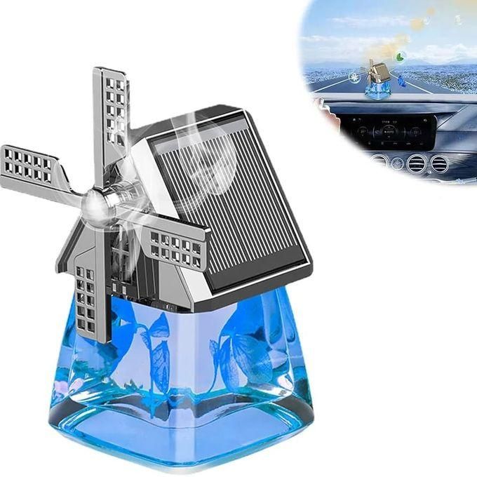 Désodorisant de Voiture Solaire à Moulin à Vent – Diffuseur d’Huiles Essentielles
