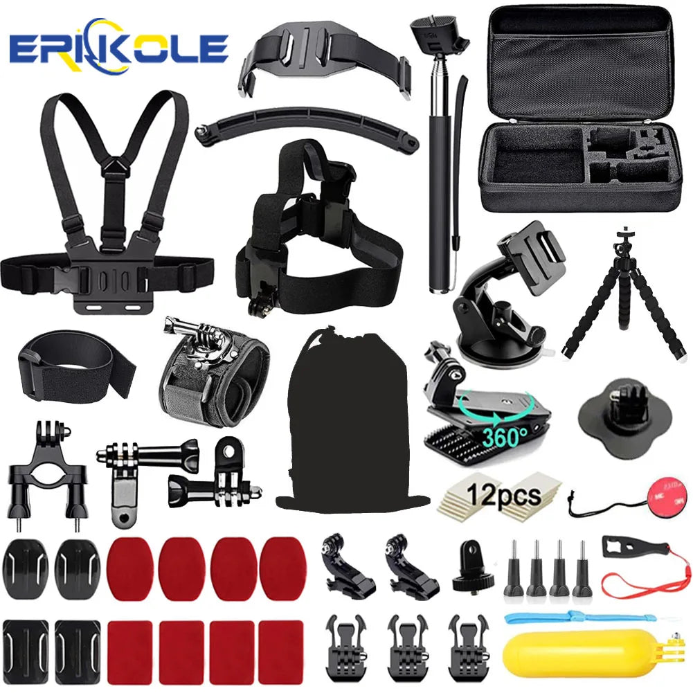 Kit Accessoires Caméra d’Action 50 en 1 Universel