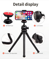 Trépied Flexible Jmary MT-25 Noir – Compact et Robuste pour Téléphones et Appareils Photo