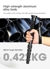 Monopode Manbily A-555 Aluminium 6 Sections 155cm