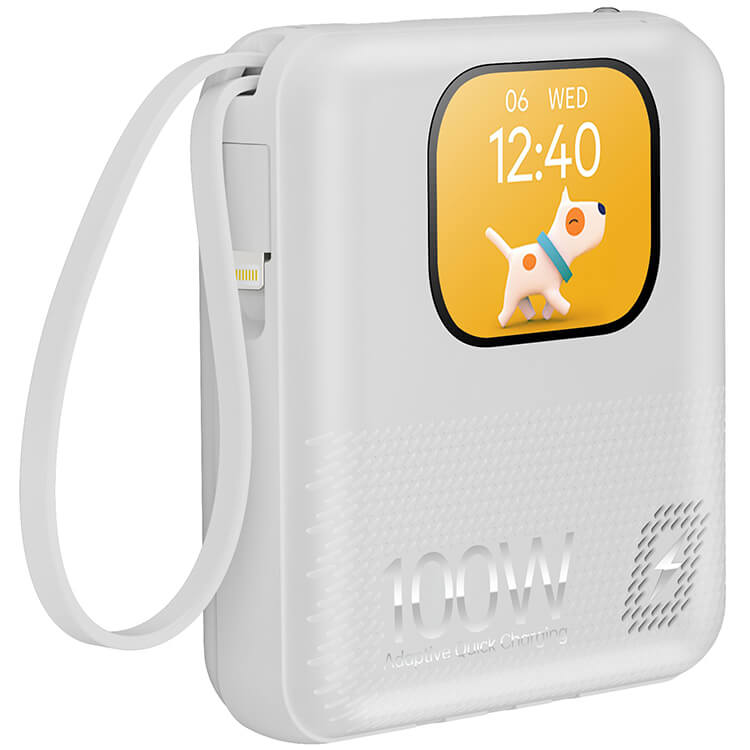 3 en 1 : Montre Connectée, Power Bank et Haut-Parleur avec Appels Bluetooth HD