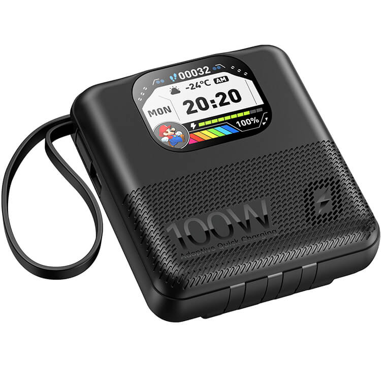 3 en 1 : Montre Connectée, Power Bank et Haut-Parleur avec Appels Bluetooth HD