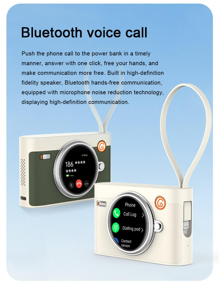 Batterie externe intelligente 10000 mAh PD 66W avec écran