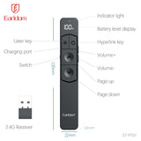 Pointeur de Présentation Earldom ET-PT01 Laser Rouge Sans Fil