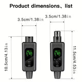 Système Microphone Sans Fil UHF 1 Transmetteur 1/2 Récepteurs