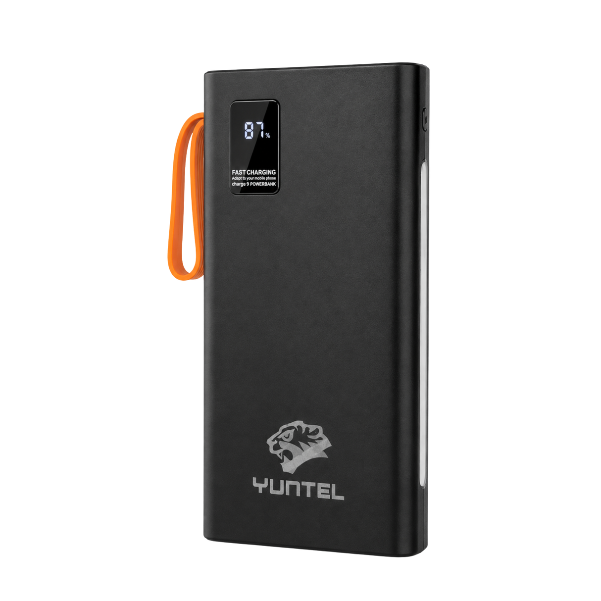 Power Bank YUNTEL 10000mAh 22,5W avec 4 Câbles Intégrés USB-C
