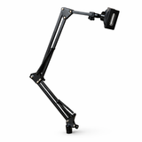 Support de Tablette et Smartphone à Bras Articulé Réglable à Base Large