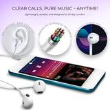 IG ROYAL IG-100 Écouteurs Intra-Auriculaires avec Micro – Blanc