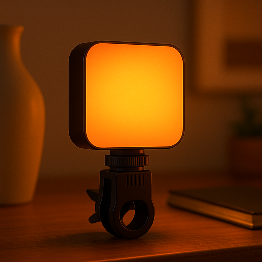 Lampe LED MJ-88 RGB – Lumière de remplissage pour photo et streaming
