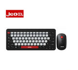 Jedel WS610 Combo Clavier & Souris Sans Fil 2.4G – Noir