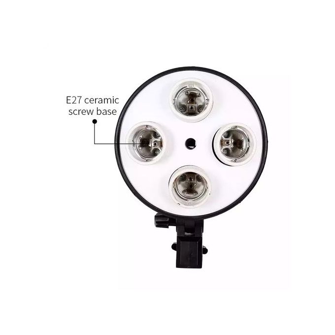 Puluz Softbox 50x70cm – Kit Éclairage Photo/Vidéo avec 4 Lampes de 20W + Trépied 200cm