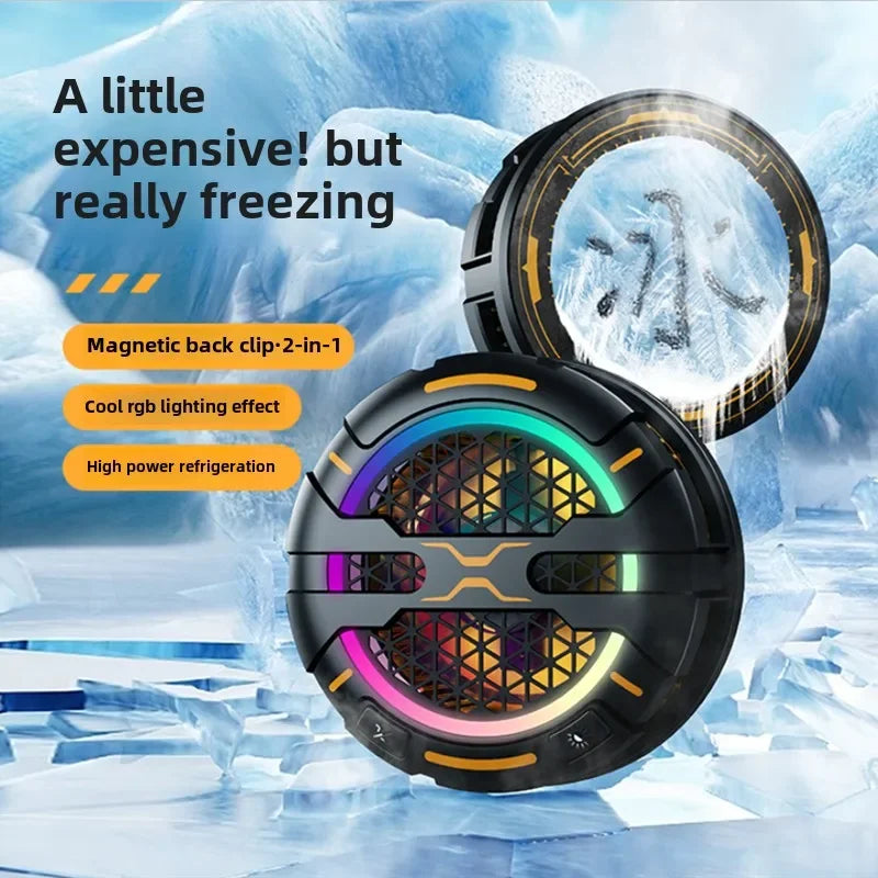 Refroidisseur de Téléphone Magnétique K15 – 15W avec Lumière RGB