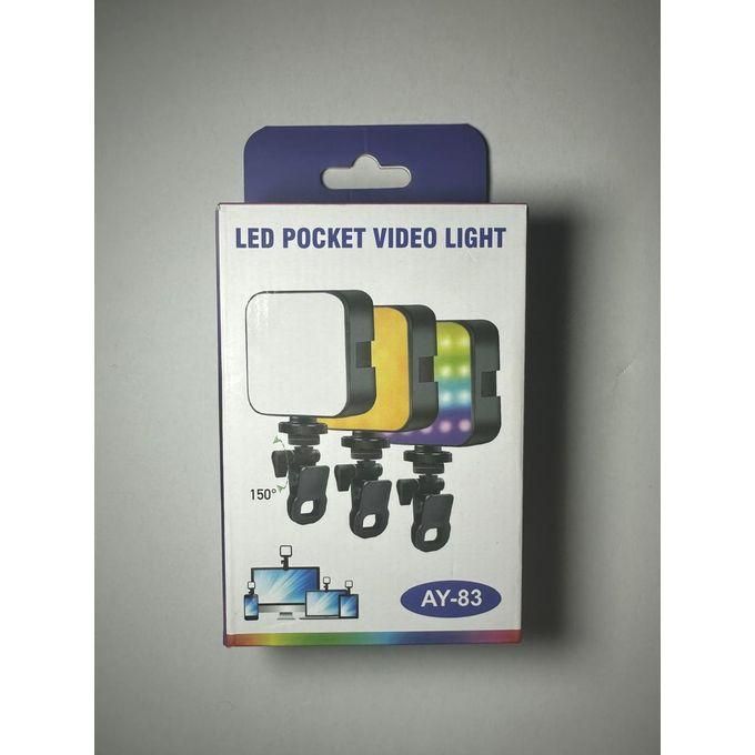 Torche AY-83 LED Pocket Video Light – Éclairage de Poche Professionnel pour Créateurs de Contenu