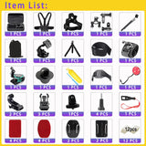 Kit Accessoires Caméra d’Action 50 en 1 Universel