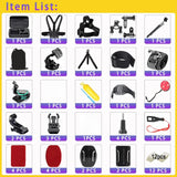 Kit Accessoires Caméra d’Action 50 en 1 Universel