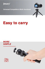 Mini Trépied MT-20 Compact 14 cm avec Rotule 1/4"