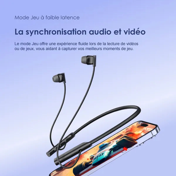 Oraimo Necklace Lite – Casque Bluetooth à vibration d’appel 30h