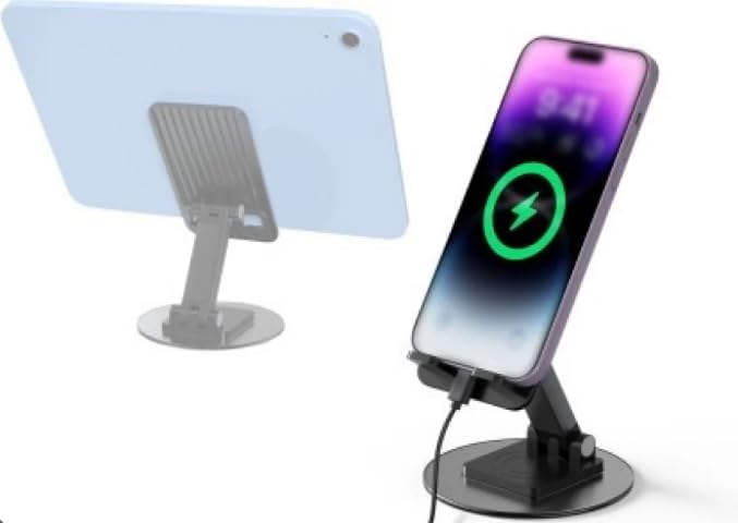 دعم مكتب قابل للطي والدوران للهاتف والتابلت