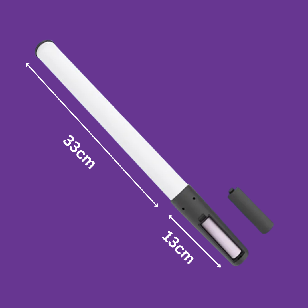 مصباح أنبوب RGB 8W محمول للبث، المكياج والفيديو