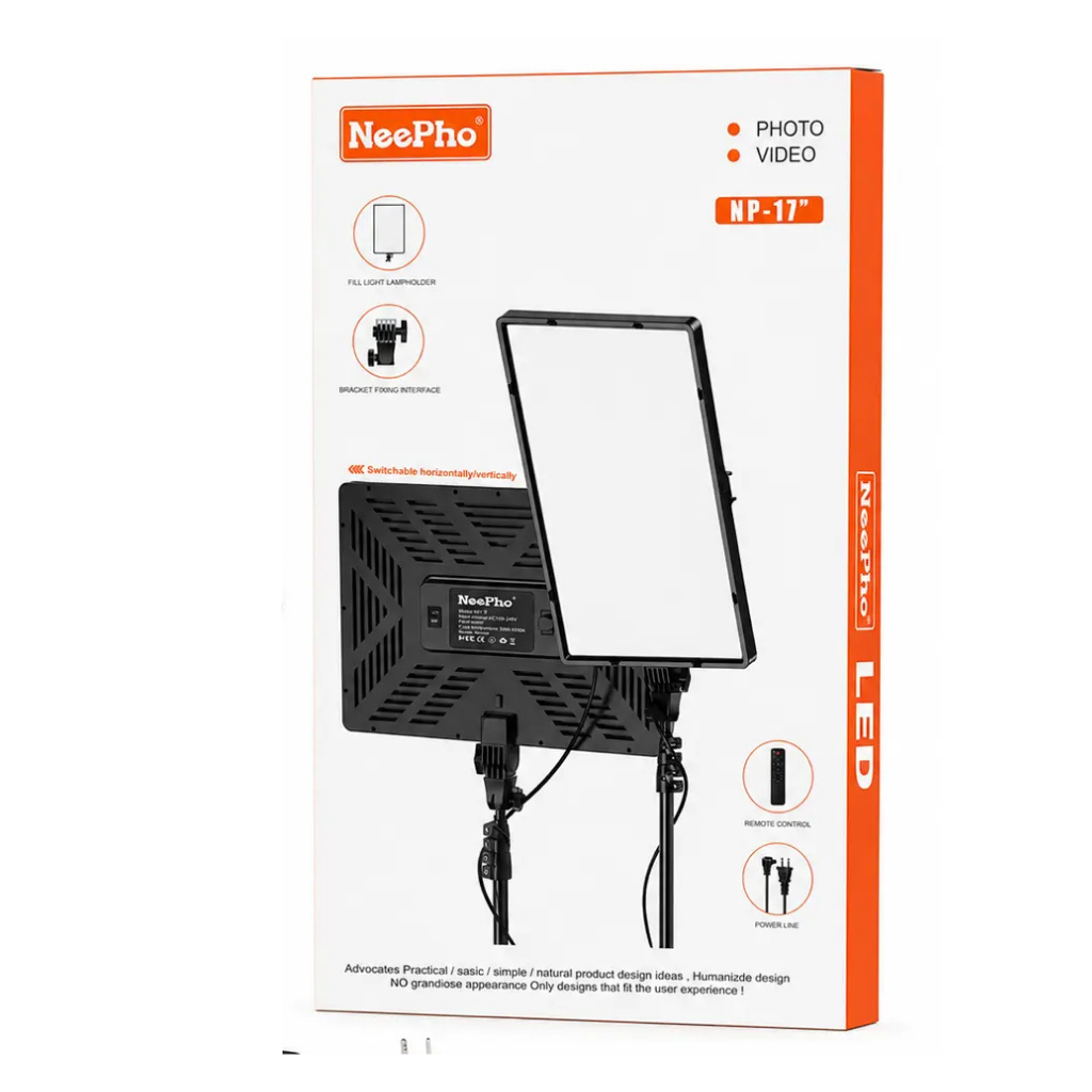 Panneau LED NeePho NP-17 avec Trépied de 2 m