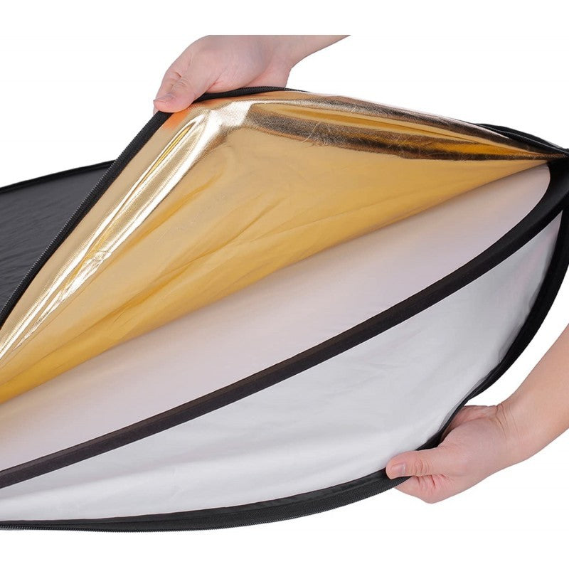 Réflecteur Rond 5 en 1 - Multi-fonctions 110 cm, Lumière et Diffusion