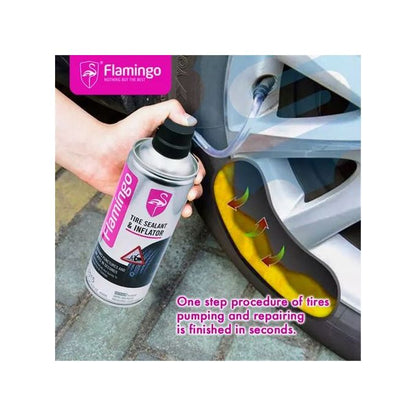 FLAMINGO tire le scellant et l'inflator - 450 ml