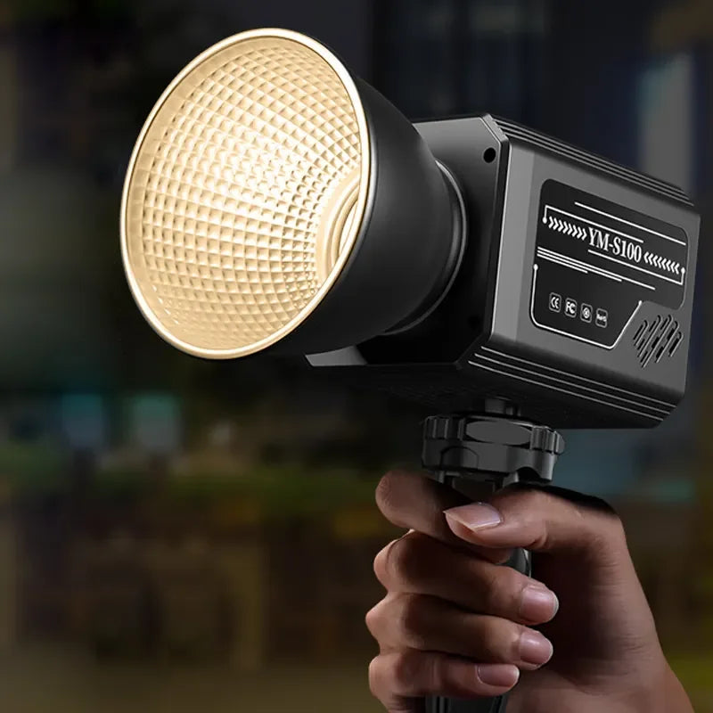 Lumière Photo Portative YM-S100 LED RGB COB 3200K–6500K