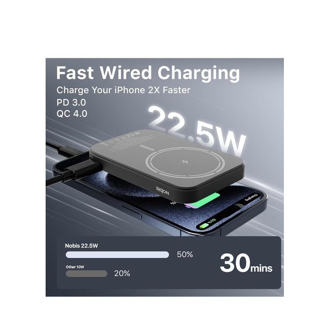 Chargeur Sans Fil Magnétique LOZA LT-66 22,5W 10000mAh