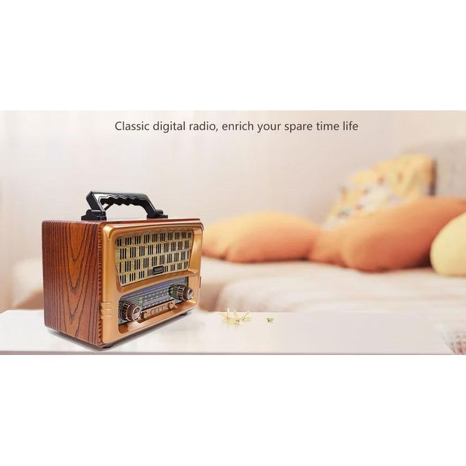 Radio Rétro Bluetooth NEIER M-1806BT – FM/AM/SW, USB & AUX