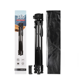 Trépied Smartphone 1,62m 360° pour Téléphone, Caméra & Ring Light