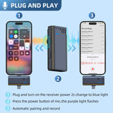 Microphone Sans Fil 2.4G MW-16 avec Boîtier de Charge – Pour Téléphone et Caméra
