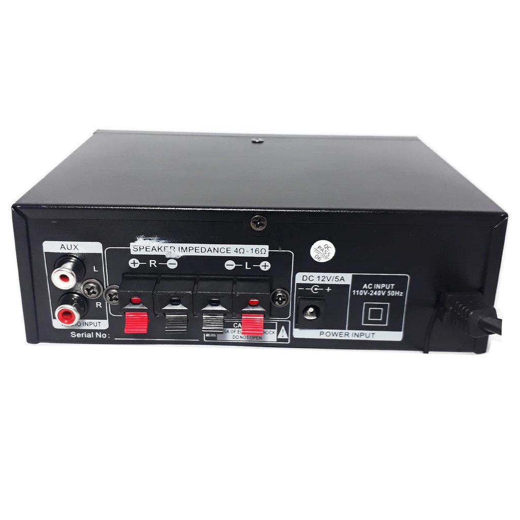 Amplificateur Stéréo LGX 25022 avec Bluetooth, USB, SD, FM et Fonction Karaoké