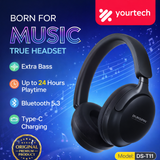 Casque Bluetooth Sans Fil DUNSPIN DS-T11 – Extra Bass, Bluetooth 5.3