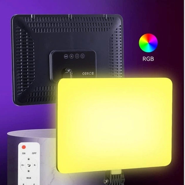 Lampe LED RGB PM-36 14" 50W avec Trépied Télécommande