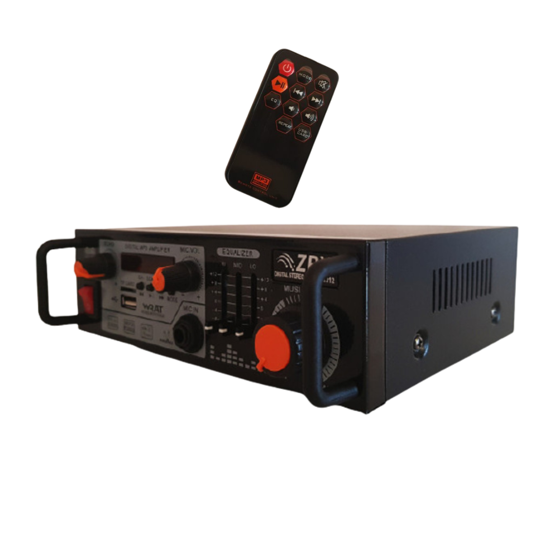 Amplificateur Stéréo LGX 25022 avec Bluetooth, USB, SD, FM et Fonction Karaoké