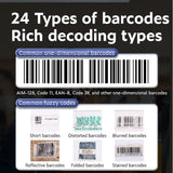 Scanner Code-Barres Sans Fil Deli S226W 1D/2D USB & Bluetooth