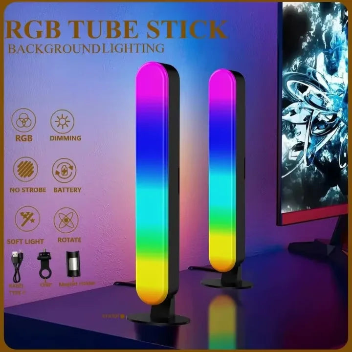 Bâton LED RGB Portable Ajustable MJ-21 – Éclairage USB Rechargeable -1 piece