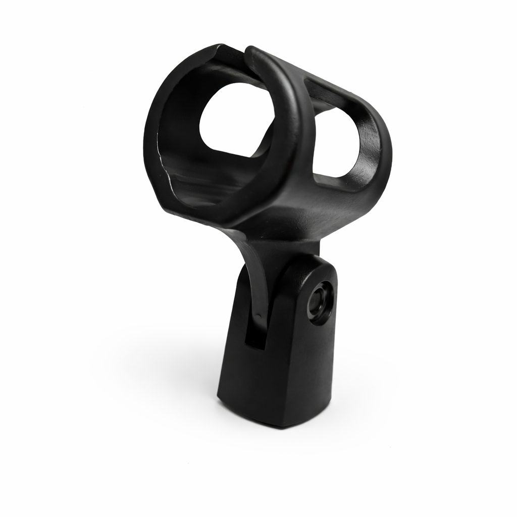 Pince micro orientable universelle pour pied de microphone